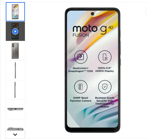 Motorola Moto G40 Fusion Specifications and Price