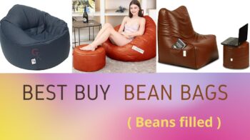 filled bean bags, chairs, with stool, home, branded
