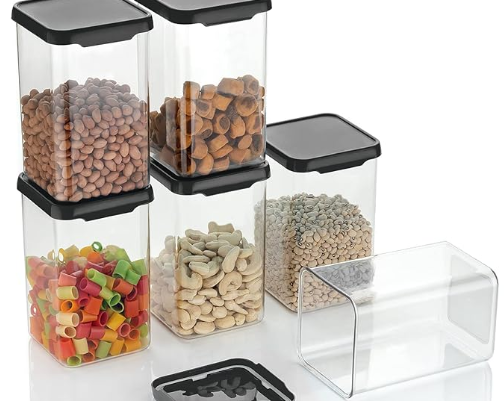 Airtight BPA-Free Transparent Jars for Kitchen Storage – Best Buy Online