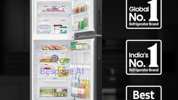 Samsung 330L Convertible 5-in-1 AI Refrigerator for Home Kitchen 2025