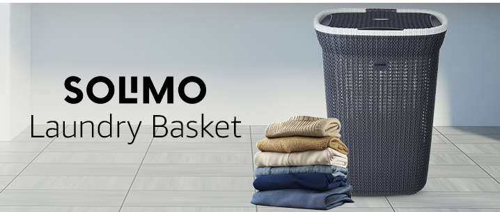 Stylish best buy laundry basket from Amazon with air vents and large capacity