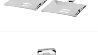 Premium stainless steel soap holder stand with chrome finish for modern bathrooms