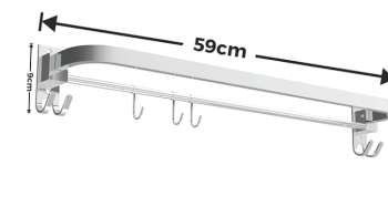 Durable stainless steel foldable tower hanger for bathroom at cheap price