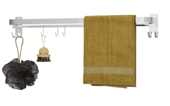 Compact foldable stainless steel tower hanger for bathroom at affordable price
