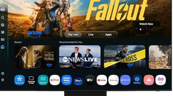 High-end costly premium Samsung OLED 4K Smart TV with Dolby Atmos and 144Hz