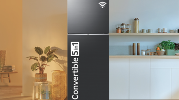Samsung 419L Refrigerator with WiFi SmartThings app control and Convertible 5-in-1