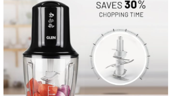 Electric chopper with large bowl and stainless steel blades – must buy kitchen essential