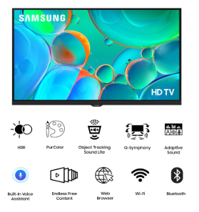 Cheapest Samsung Smart HD TV with HD resolution, smart apps, and online deals