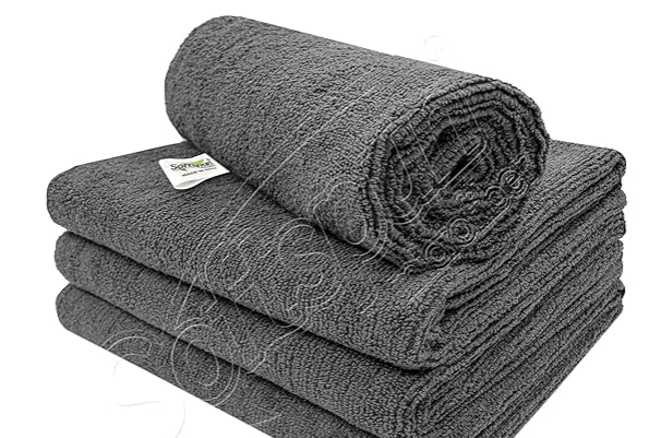 Premium SOFTSPUN microfiber cloth for scratch-free bike cleaning