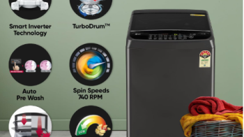 LG 9kg fully automatic washing machine with smart inverter motor