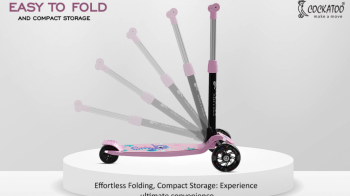 Kids scooter with LED lights – perfect birthday gift for nephew in 2025