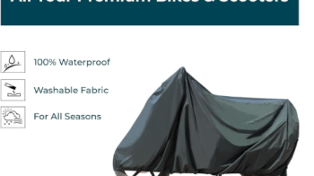 Premium waterproof and dustproof protection bike cover for Royal Enfield Hunter 350