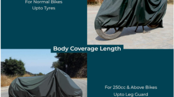 Waterproof dustproof UV safe body cover for Royal Enfield Hunter 350