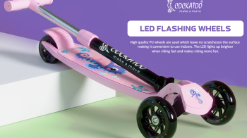 Kids scooter with LED lights – perfect birthday gift for nephew in 2025